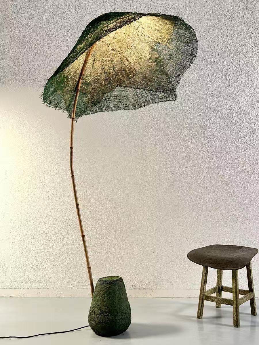 Linen Canopy Floor Lamp