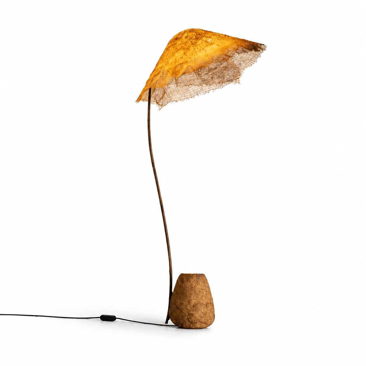 Linen Canopy Floor Lamp