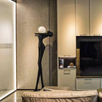 Embrace Ball Sculpture Floor Lamp
