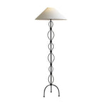 Minimalist Iron Twist Floor Lamp