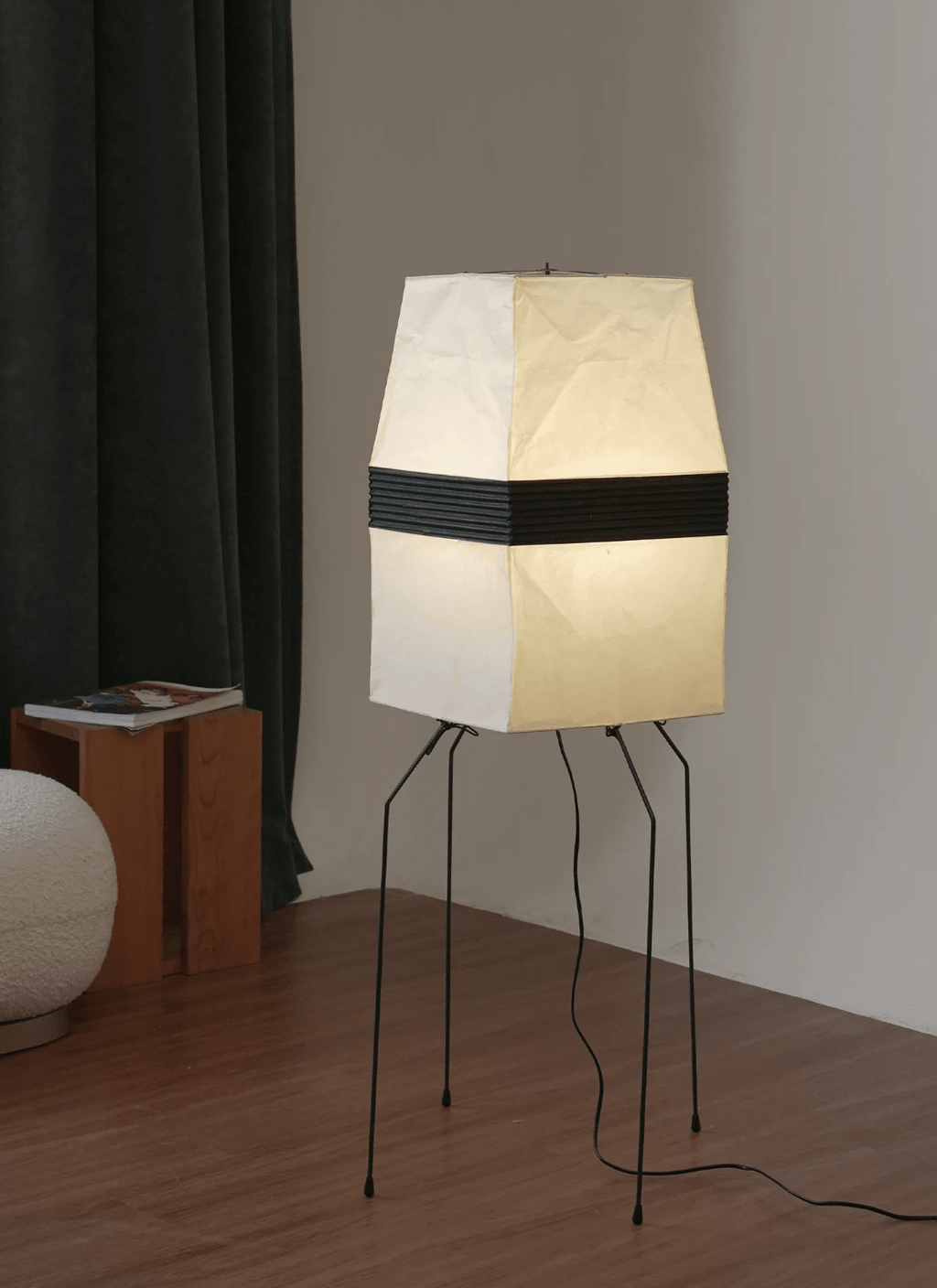 Kumo Paper Shade Table & Floor Lamp