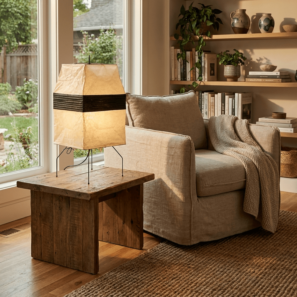 Kumo Paper Shade Table & Floor Lamp
