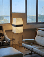 Kumo Paper Shade Table & Floor Lamp