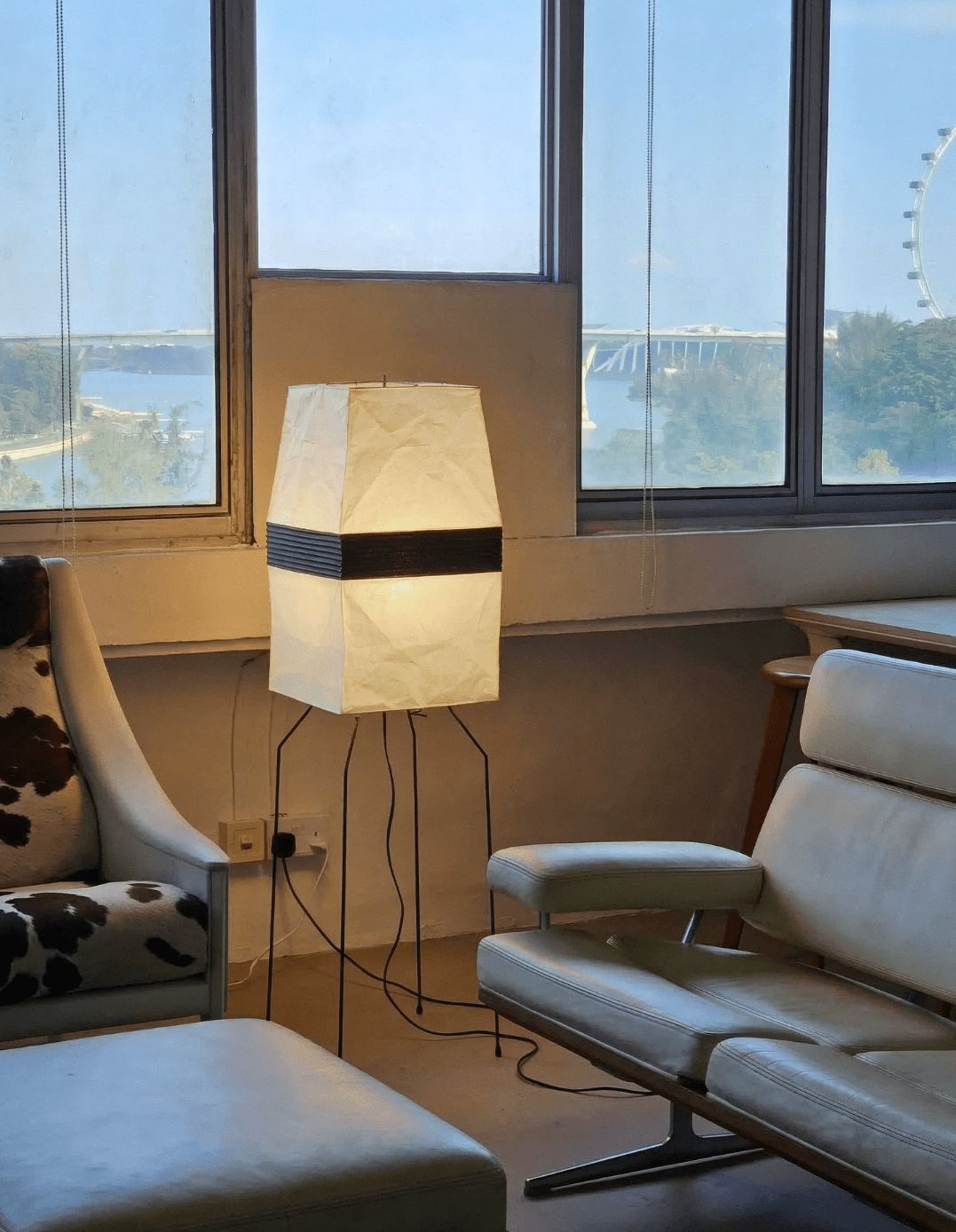 Kumo Paper Shade Table & Floor Lamp