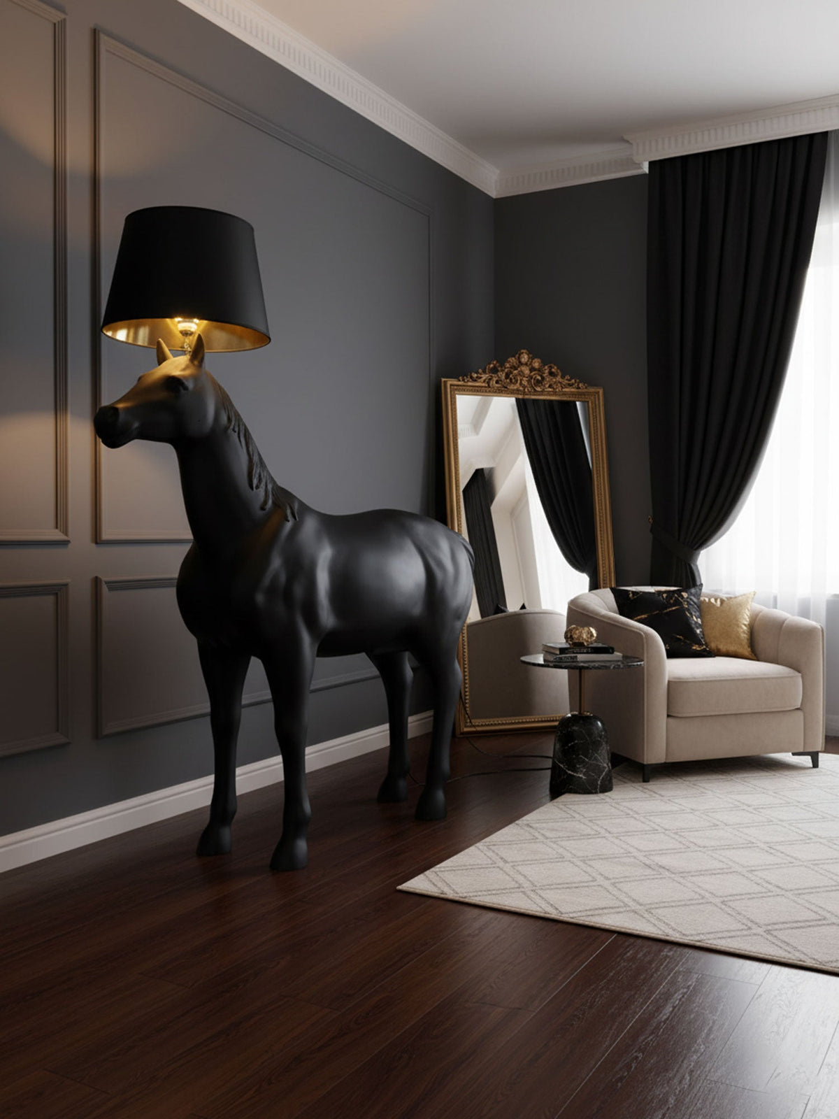 Equine Majesty Floor Lamp