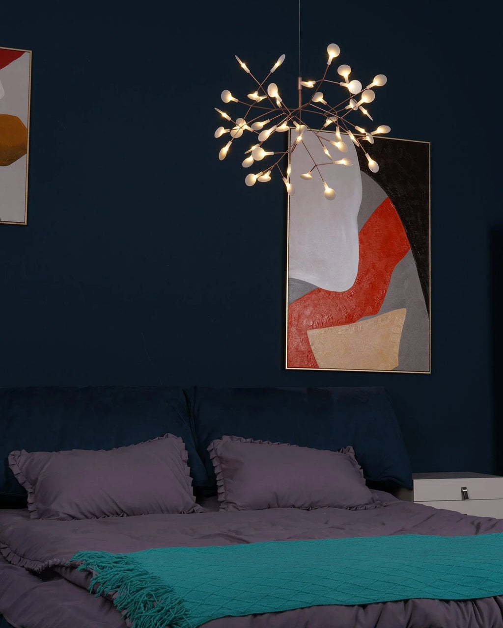 Rose Gold Firefly LED Chandelier