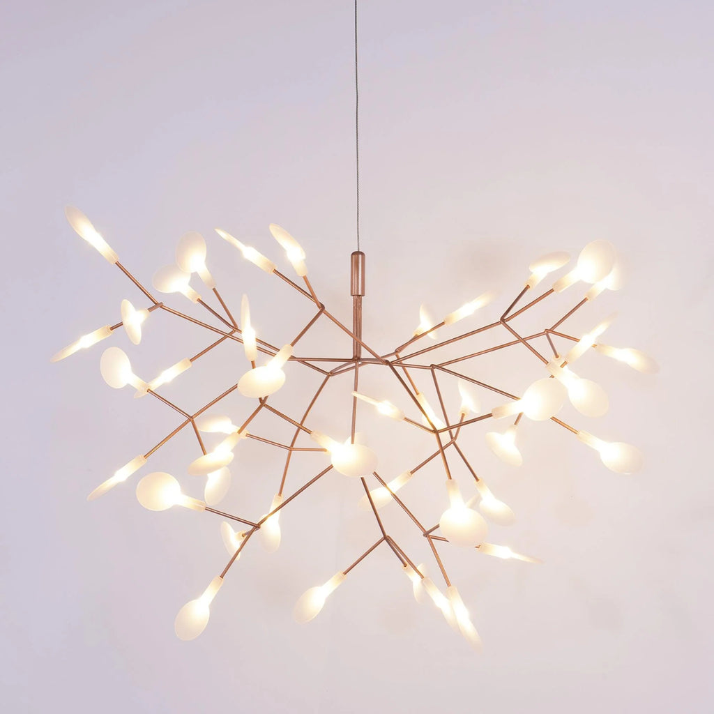 Rose Gold Firefly LED Chandelier