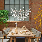 Rose Gold Firefly LED Chandelier