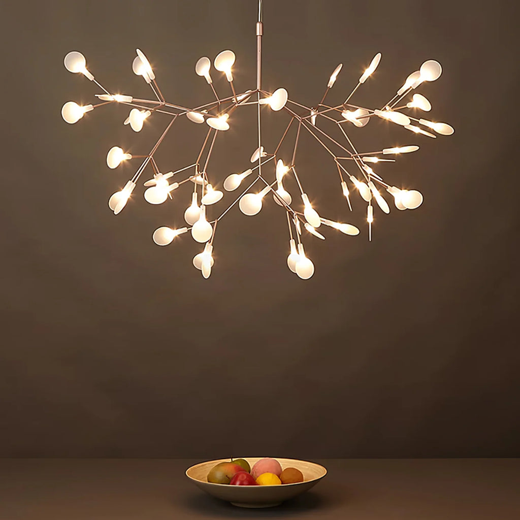 Rose Gold Firefly LED Chandelier