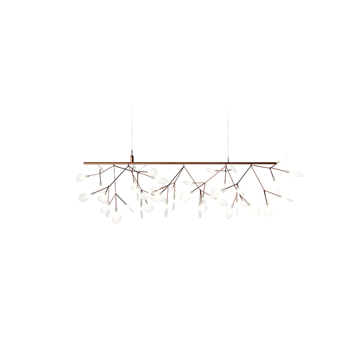 Rose Gold Firefly LED Chandelier