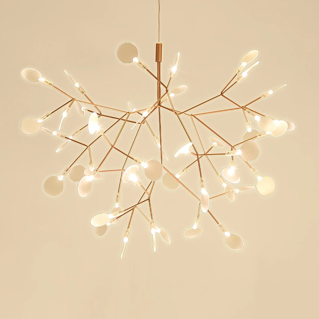 Rose Gold Firefly LED Chandelier