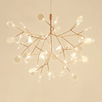 Rose Gold Firefly LED Chandelier