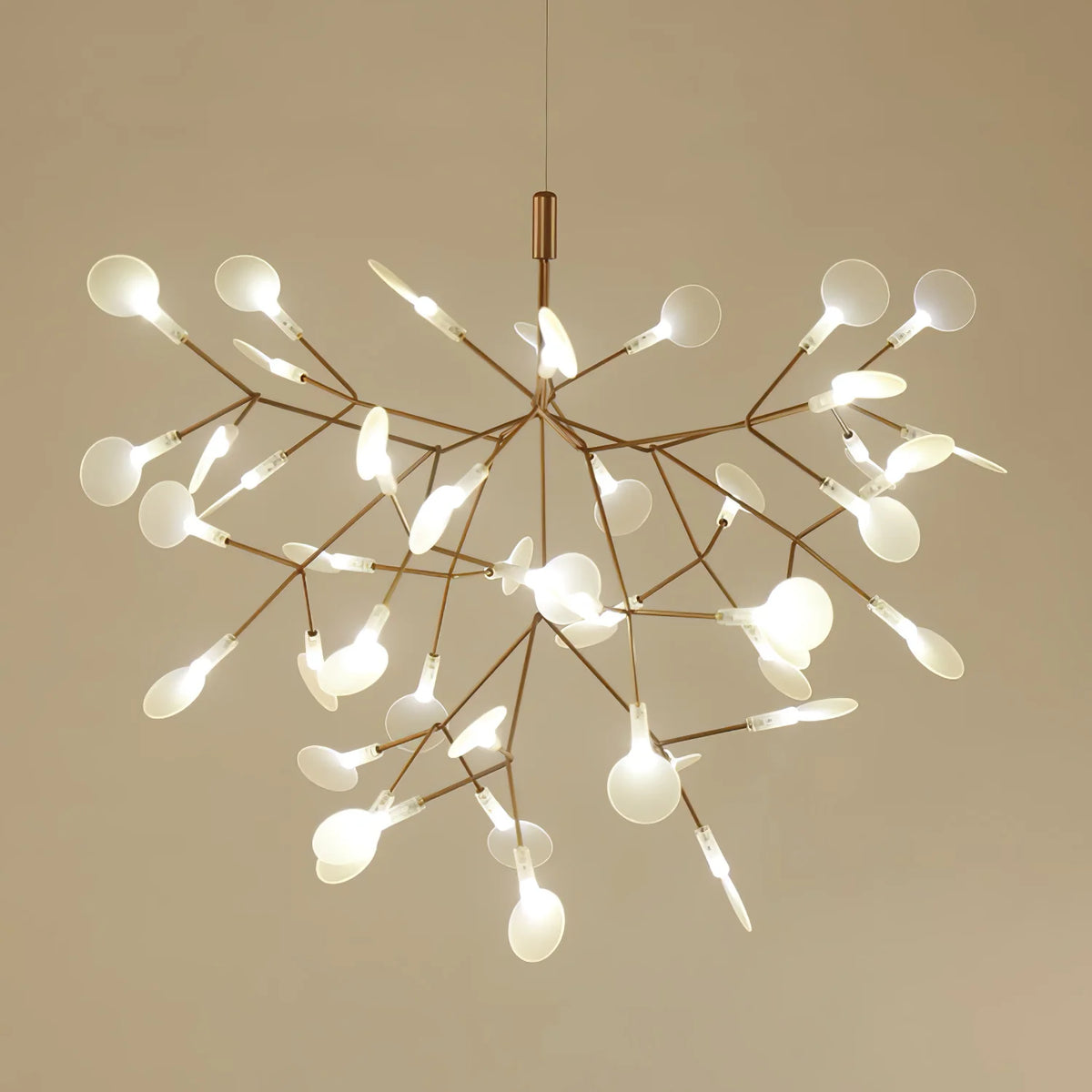 Rose Gold Firefly LED Chandelier