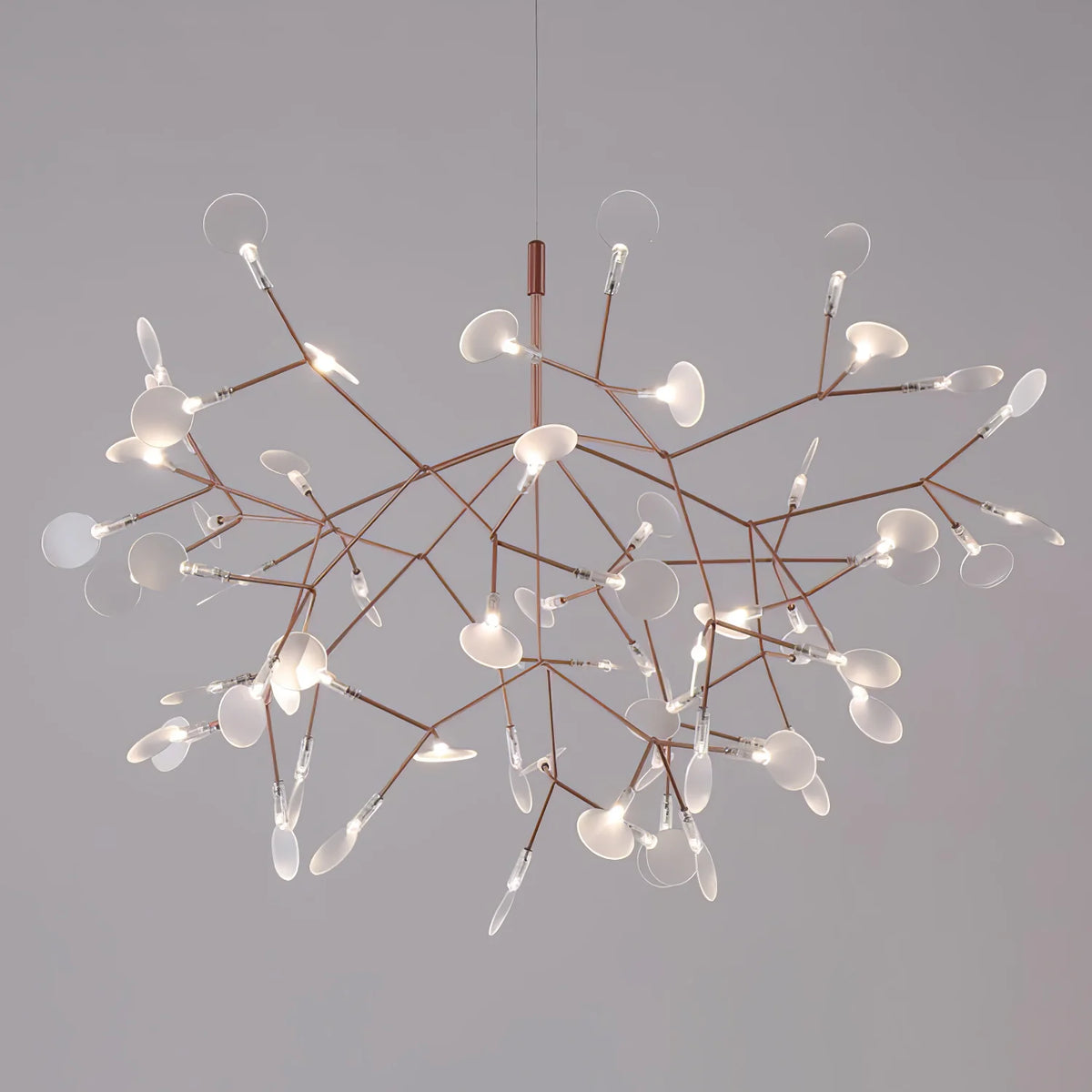 Rose Gold Firefly LED Chandelier