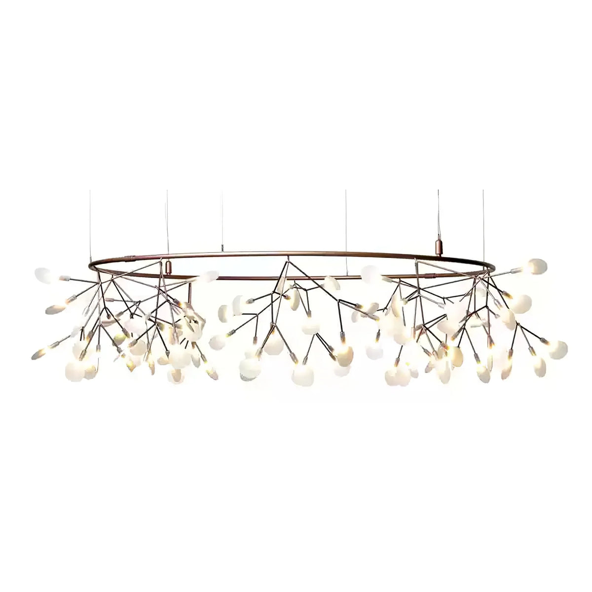 Rose Gold Firefly LED Chandelier