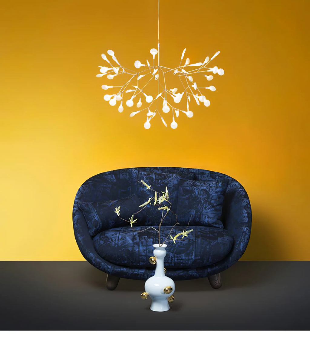 Rose Gold Firefly LED Chandelier