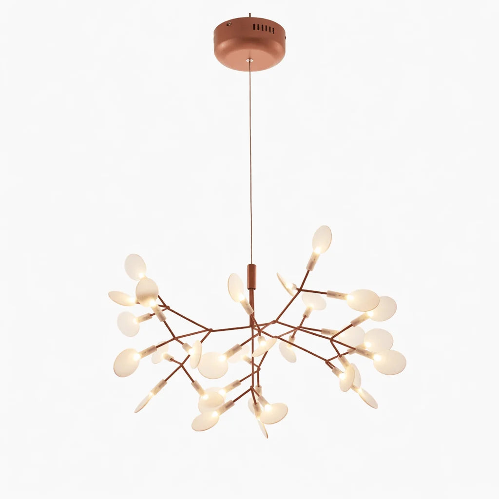 Rose Gold Firefly LED Chandelier