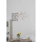 Rose Gold Firefly LED Chandelier