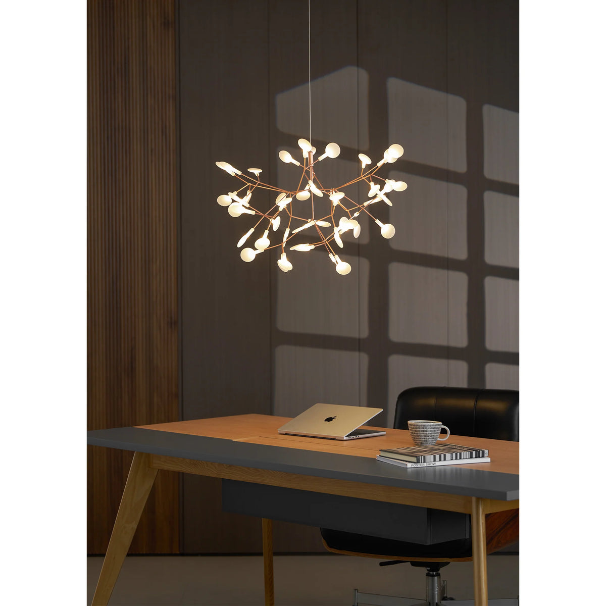 Rose Gold Firefly LED Chandelier
