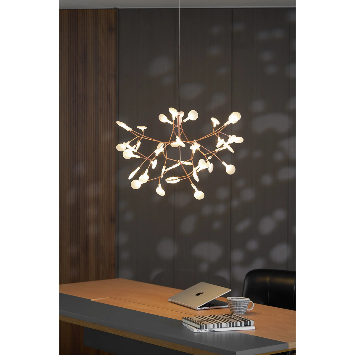 Rose Gold Firefly LED Chandelier
