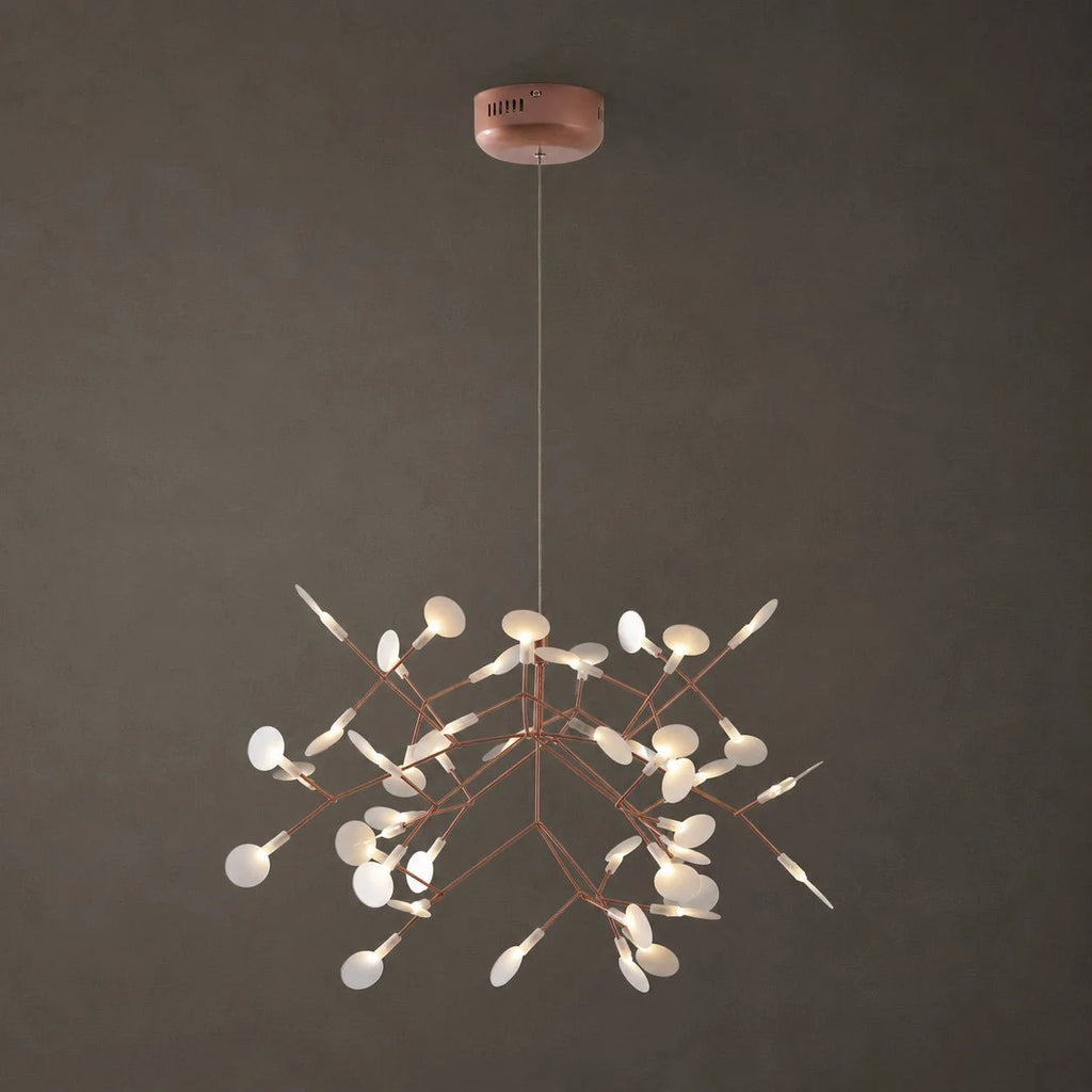 Rose Gold Firefly LED Chandelier