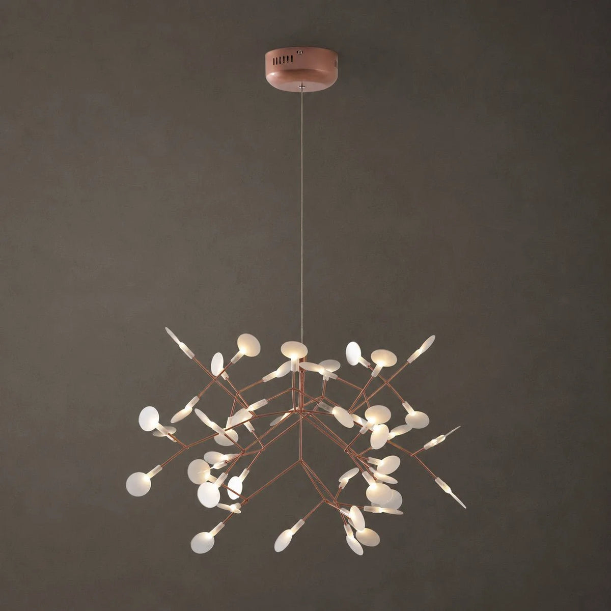 Rose Gold Firefly LED Chandelier