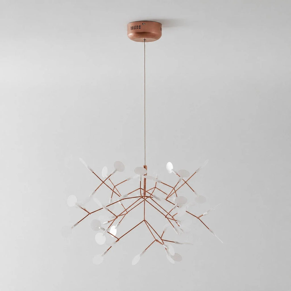 Rose Gold Firefly LED Chandelier