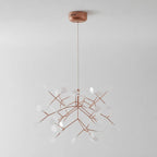Rose Gold Firefly LED Chandelier