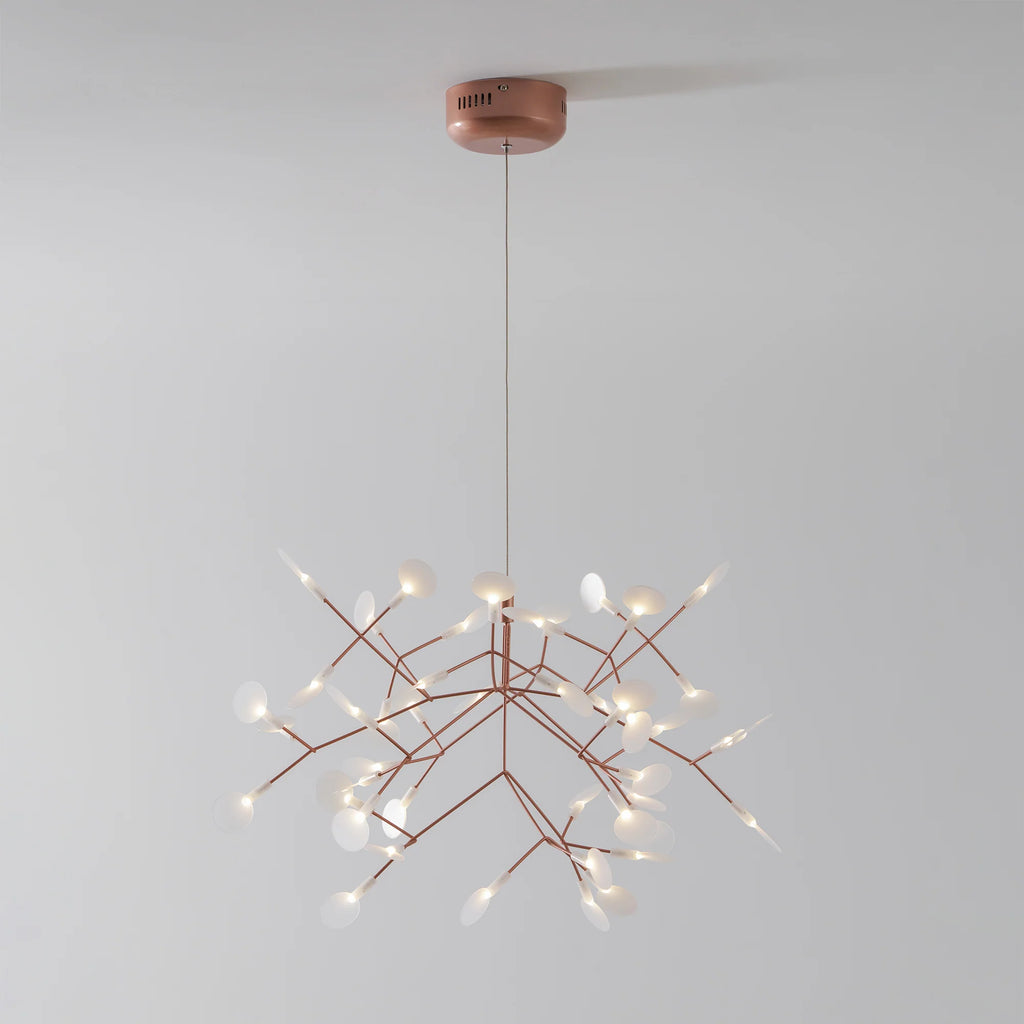 Rose Gold Firefly LED Chandelier