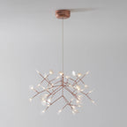 Rose Gold Firefly LED Chandelier