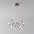 Rose Gold Firefly LED Chandelier