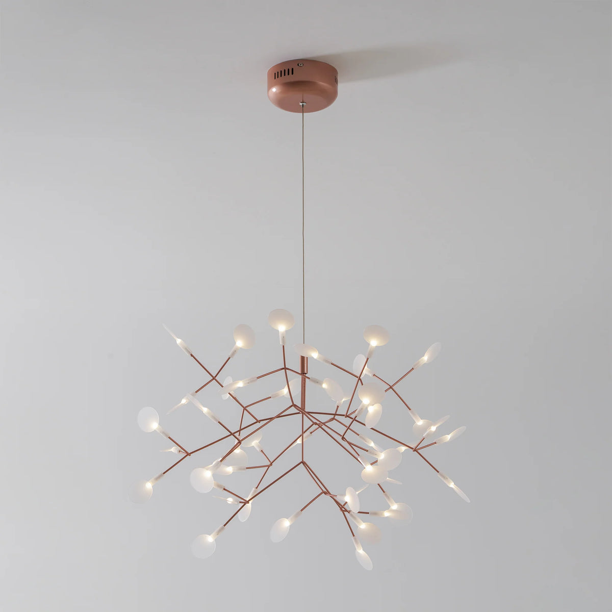 Rose Gold Firefly LED Chandelier
