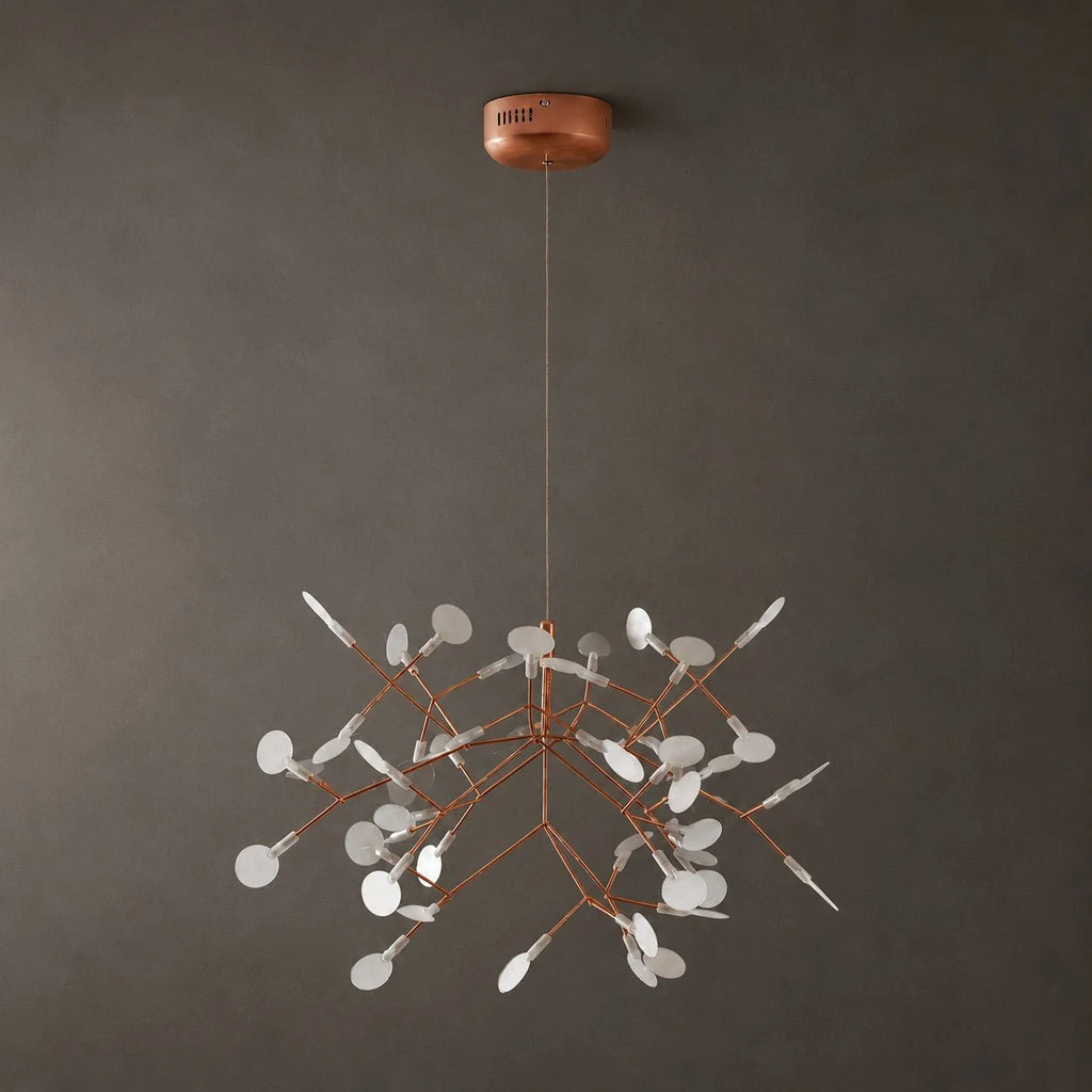 Rose Gold Firefly LED Chandelier