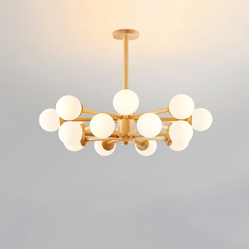 Kozan Wooden Chandelier
