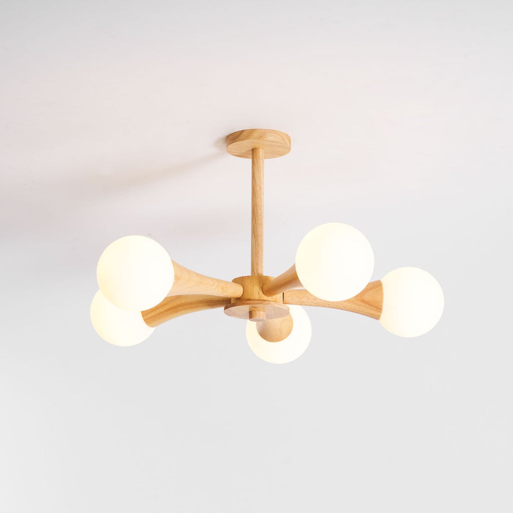 Wooden Nera Chandelier