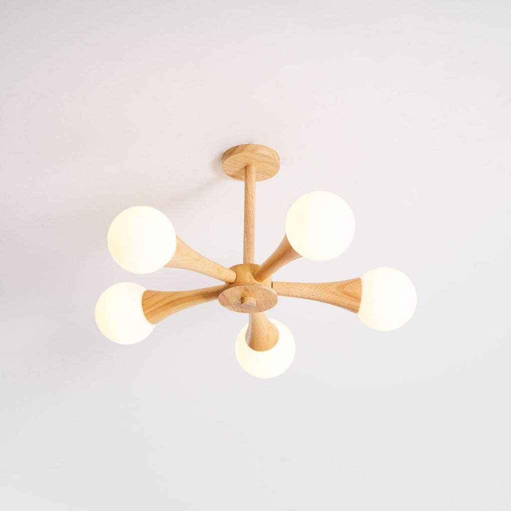 Wooden Nera Chandelier