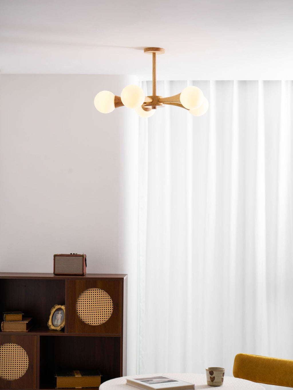 Wooden Nera Chandelier