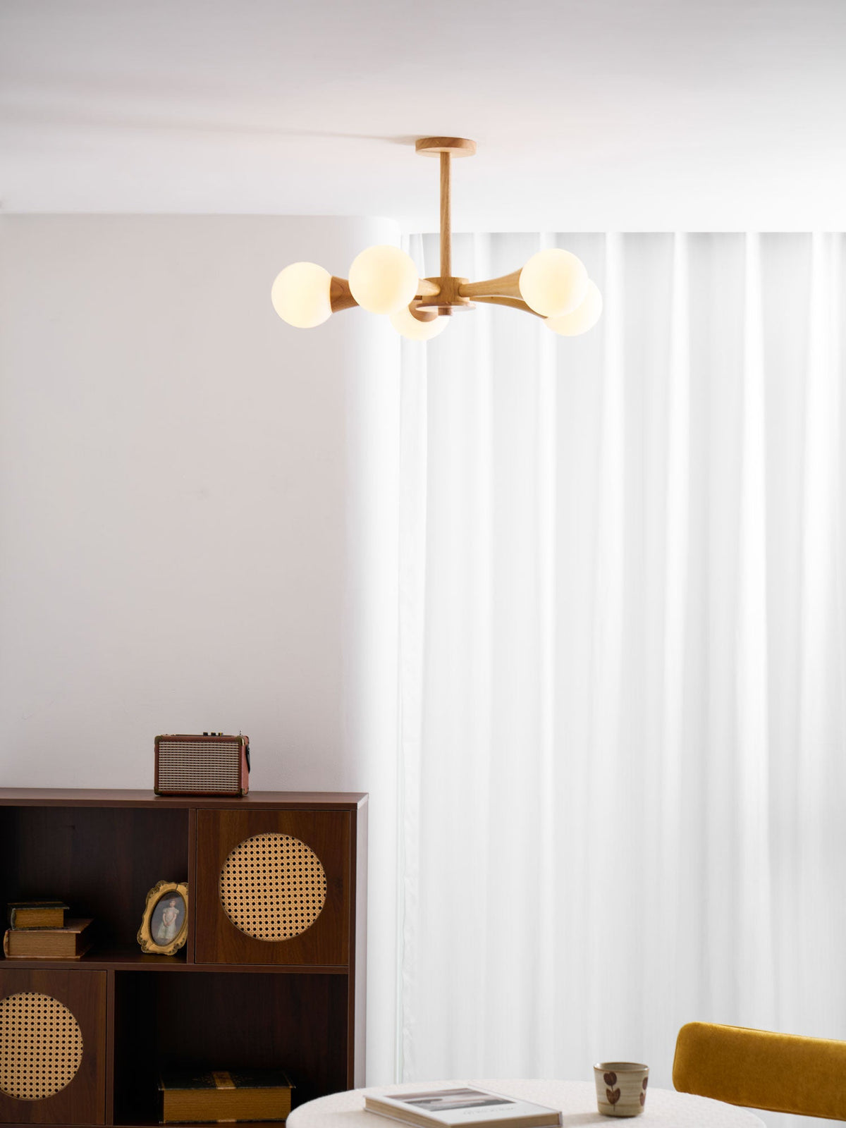 Wooden Nera Chandelier