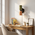 Couleur Double Plug In Wall Lamp