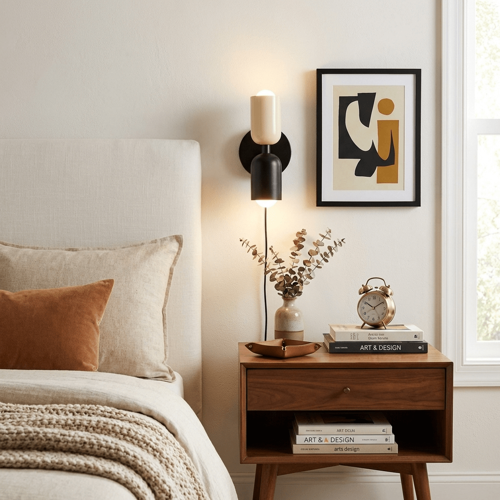 Couleur Double Plug In Wall Lamp