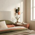 Couleur Double Plug In Wall Lamp