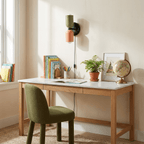 Couleur Double Plug In Wall Lamp