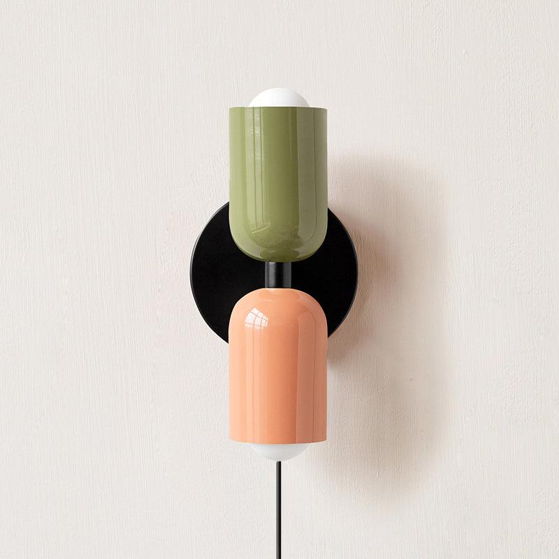W 4.7″ x H 7.8″ / W 12cm x H 20cm / Green & Pink / US Plug