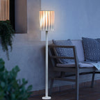 White Column Outdoor Light