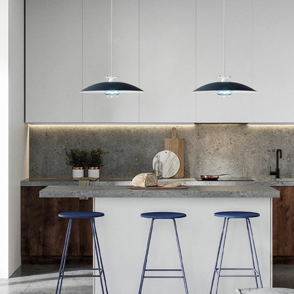 Tiered Disk Pendant Light