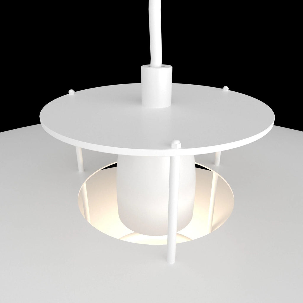 Tiered Disk Pendant Light