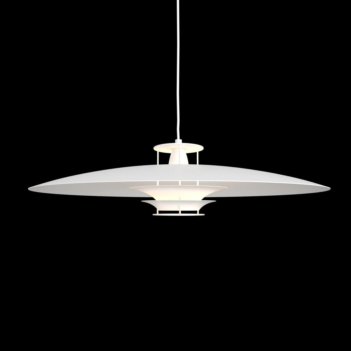 Tiered Disk Pendant Light