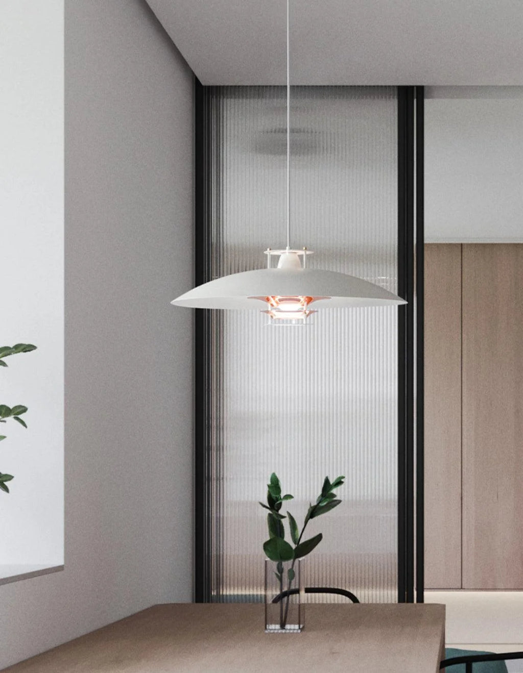 Tiered Disk Pendant Light
