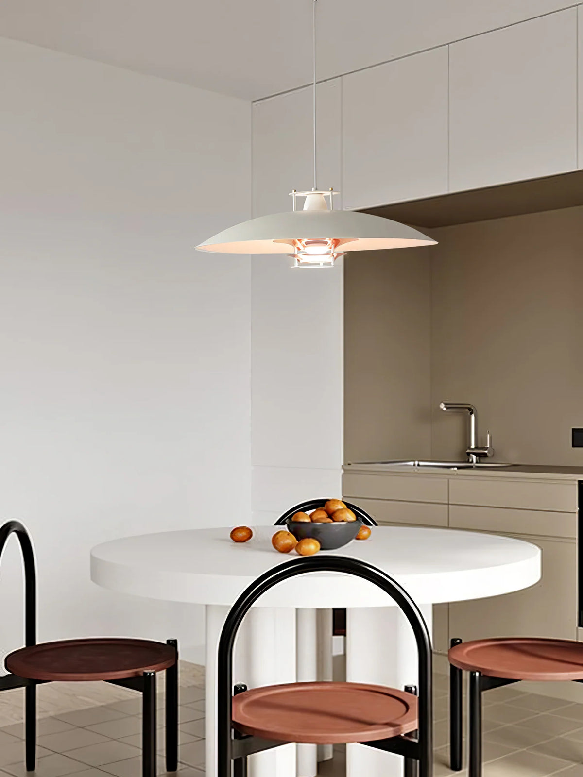 Tiered Disk Pendant Light