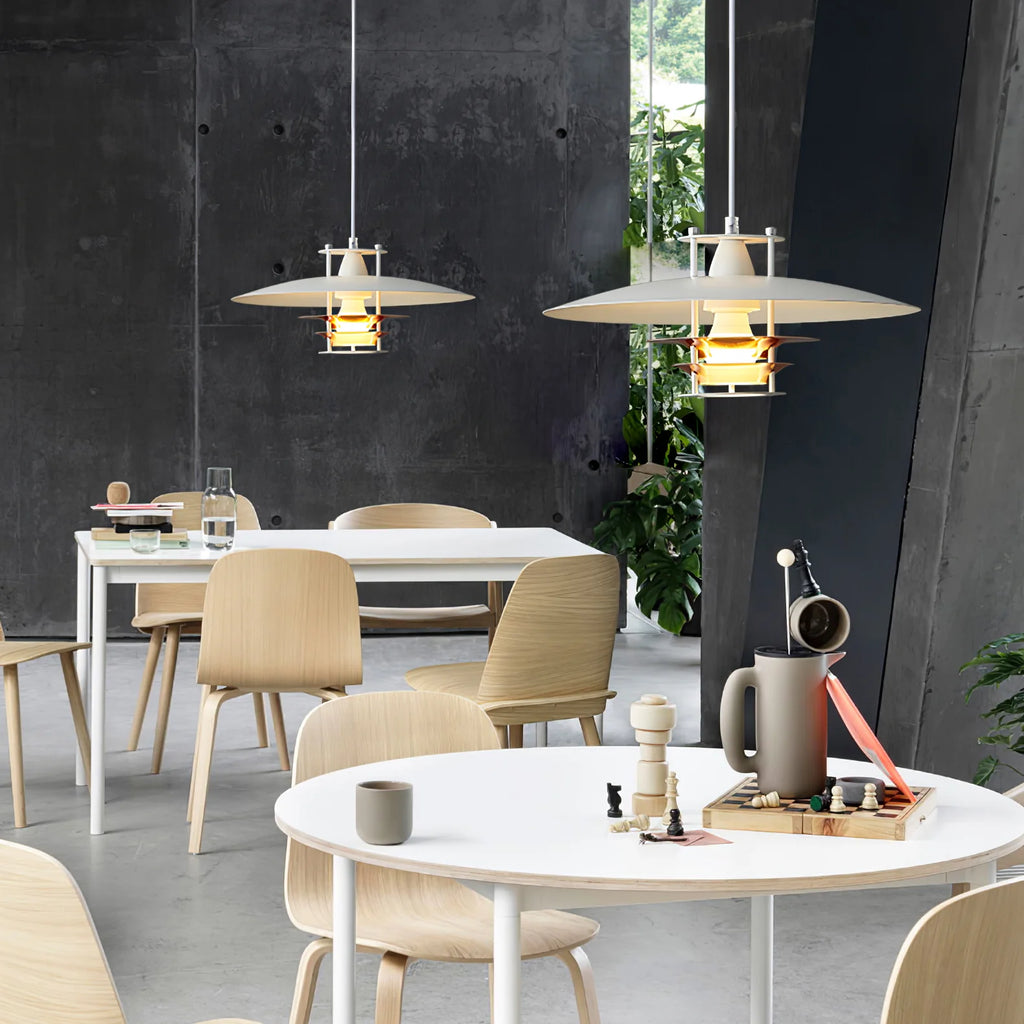 Tiered Disk Pendant Light